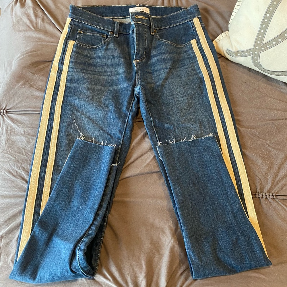 Skinny mid rise jeans